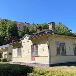an den alten Zollhäuschen ist die Tour zu Ende