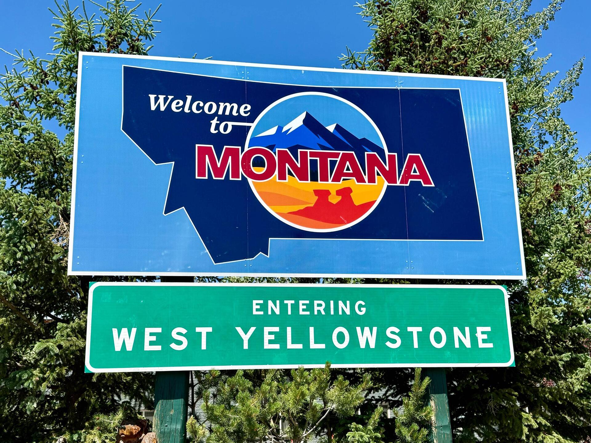 Ankunft in West Yellowstone