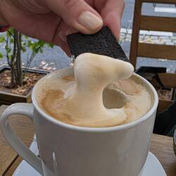 Zwischenstop im Cafe Treppe