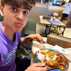 Millen's third chicken and rice meal in 24 hours