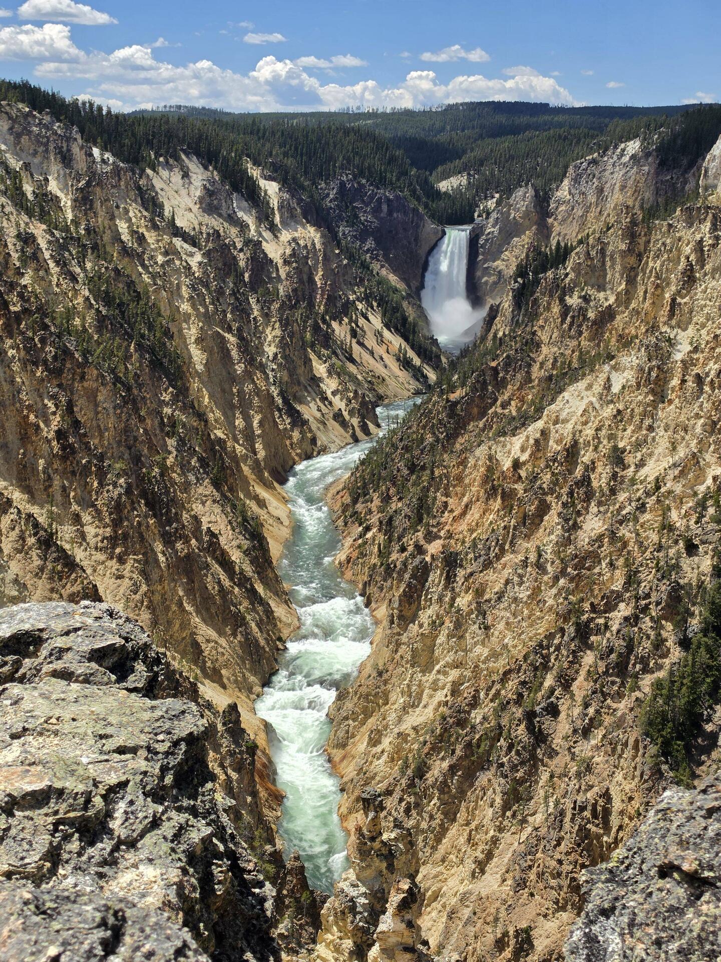 Lower Falls at the Grand Canyon of Yellowstone