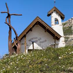 An alpine church on our way to Castello di Andraz — Dolomiti, Italy.