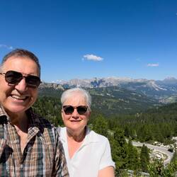 On our way to Castello di Andraz — Dolomiti, Italy.