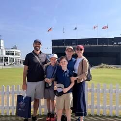 By 18th grandstand and clubhouse