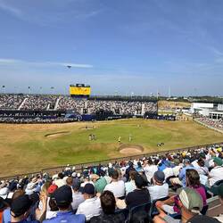 From the 18th hole grandstand