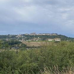 Rückblick nach Langres.