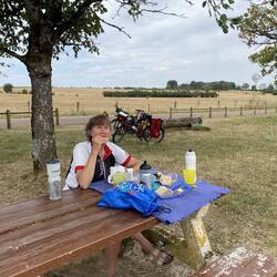 Picknick an der Quelle.
