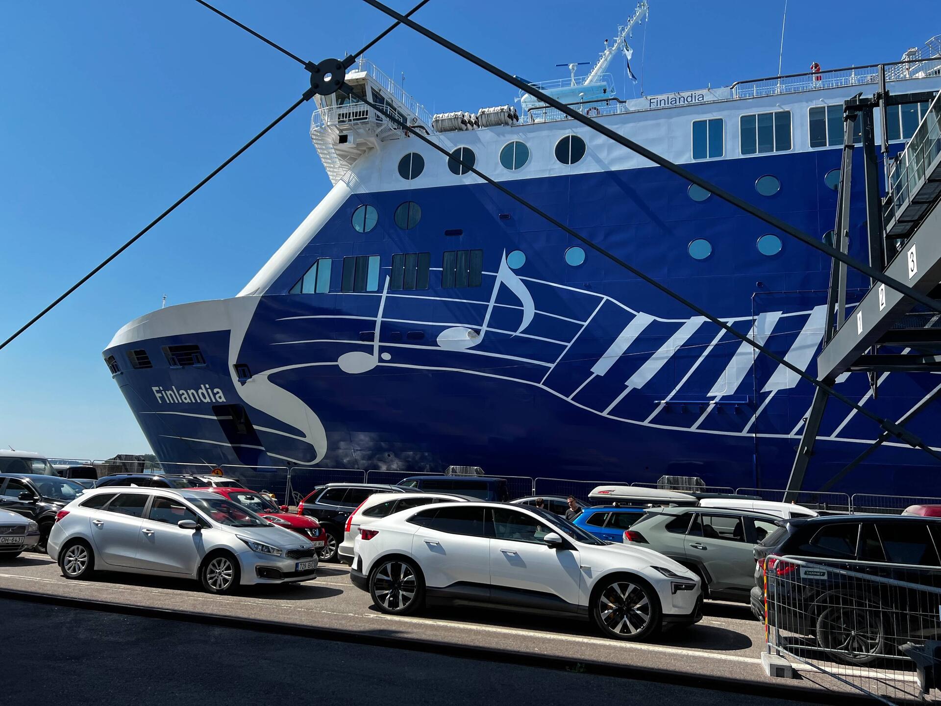 Lady Finlandia brachte uns gut übers Meer