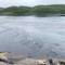 Saltstraumen bei Ebbe kurz nach dem sich die Fließrichtung geändert hat