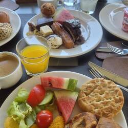 Frühstücksbuffet.. auch mal schön.