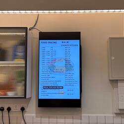 Dinner menu