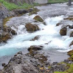 Noch ein weiterer kleiner Wasserfall Bjarnafoss