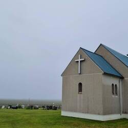 Und eine der vielen Kirchen (bei Starkregen), die alle grundsätzlich geschlossen sind