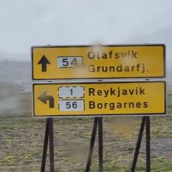 Es geht zurück nach Reykjavik... das Wetter macht uns den Abschied leicht
