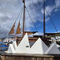 In Hammerfest unterwegs.