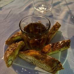 Cantuccini und Vin Santo