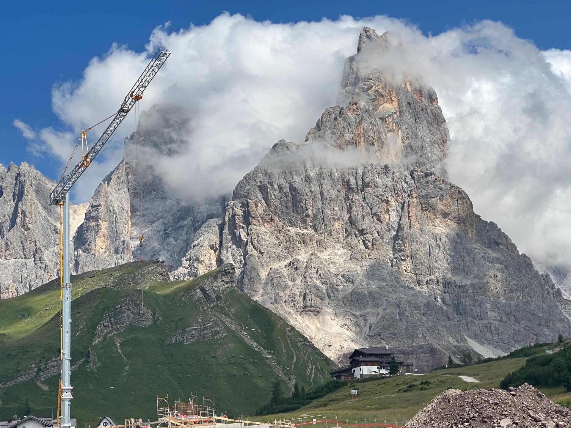 Aussicht vom Passo Rolle