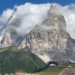 Aussicht vom Passo Rolle