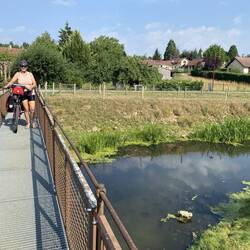 Brücke über die Meuse.