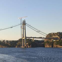 Die Brücke war auch im letzten Jahr schon im Bau befindlich🏗️🌁