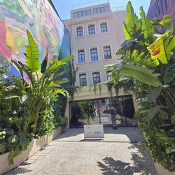 My hotel - tucked away on a quiet street