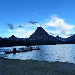 Lake at base of trail