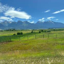 Driving to Glacier NP