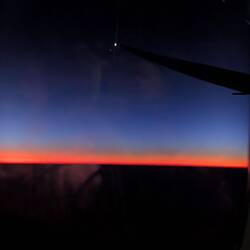 Sonnenuntergang über dem Kongo