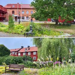 Kleiner Stadtgarten vor dem Museum