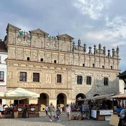 Häuser zweier Kaufleute auf dem Marktplatz, Baujahr um 1615