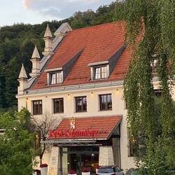 Unser Hotel Król Kazimierz, im Mittelalter ein Getreidespeicher, Ambiente einer Burganlage