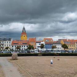 Stadtansicht von der Hafenseite