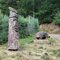 die war wirklich aus Holz