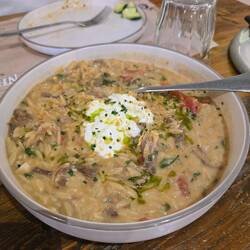Popular Lamb dish - zigouri giouvetsi