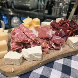 we shared a charcuterie board