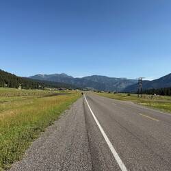 auf dem Weg nach Big Sky