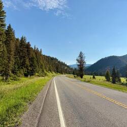 auf dem Weg nach Big Sky