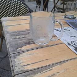 I sat through a 90min catholic mass indoors in the heat- that took about 2 mins to drink!!
