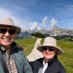On our way up to the high plateau — Pralongià Plateau, Dolomiti.