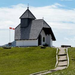The Alpine Chapel of St Anthony — Pralongià Plateau, Dolomiti.