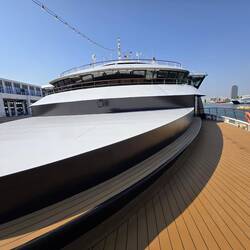 This is the Waters Edge area on the front of the ship