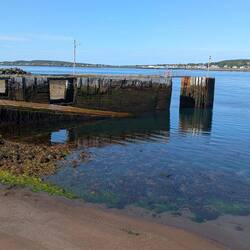 Ebbe am Pier