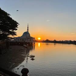 sunset from the bridge