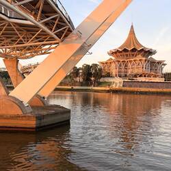 Darul Hana bridge + assembly hall