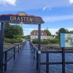 Der "Hinterausgang" der Insel Thurø - ein kleiner Fähranleger