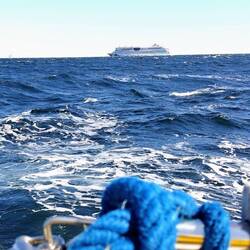 die AIDA im Kattegat