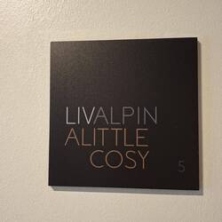 Our apartment name aw