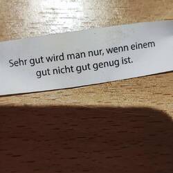 Mein Spruch aus dem Glückskeks