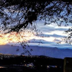 Und jetzt auch abendlicher Vulkanblick ☺️