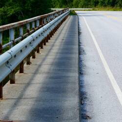 At last, a raised pedestrian walkway